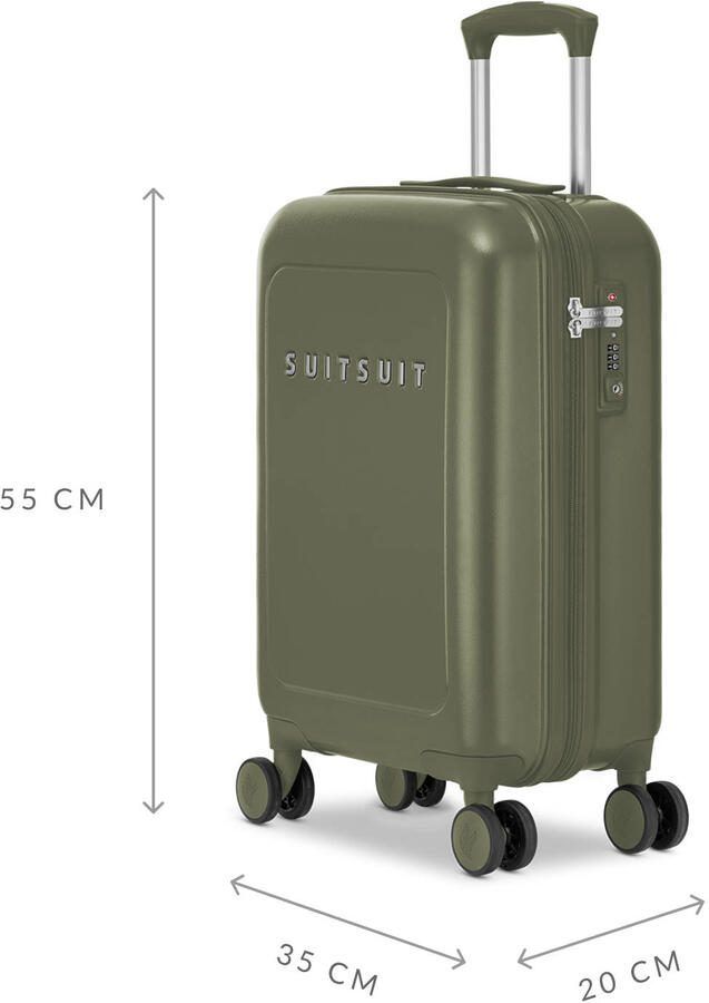 SUITSUIT trolley Natura 55 cm. Dark Olive