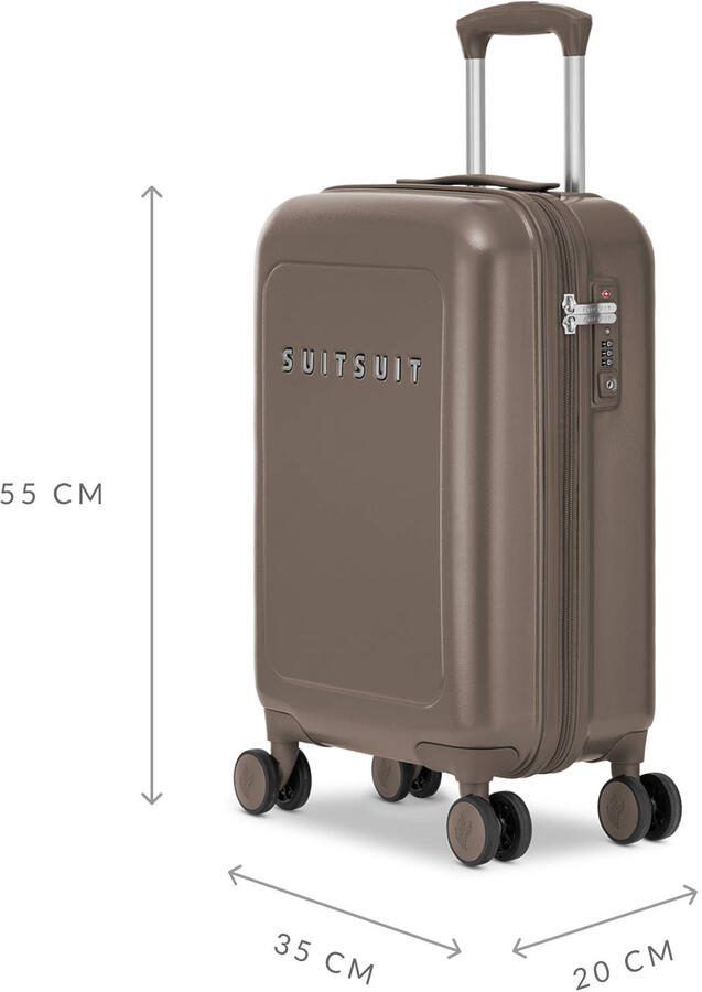 SUITSUIT trolley Natura 55 cm. Plaza Taupe - Foto 3