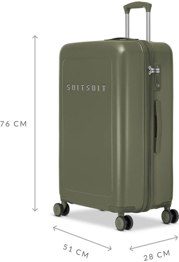 SUITSUIT trolley Natura 76 cm. Dark Olive