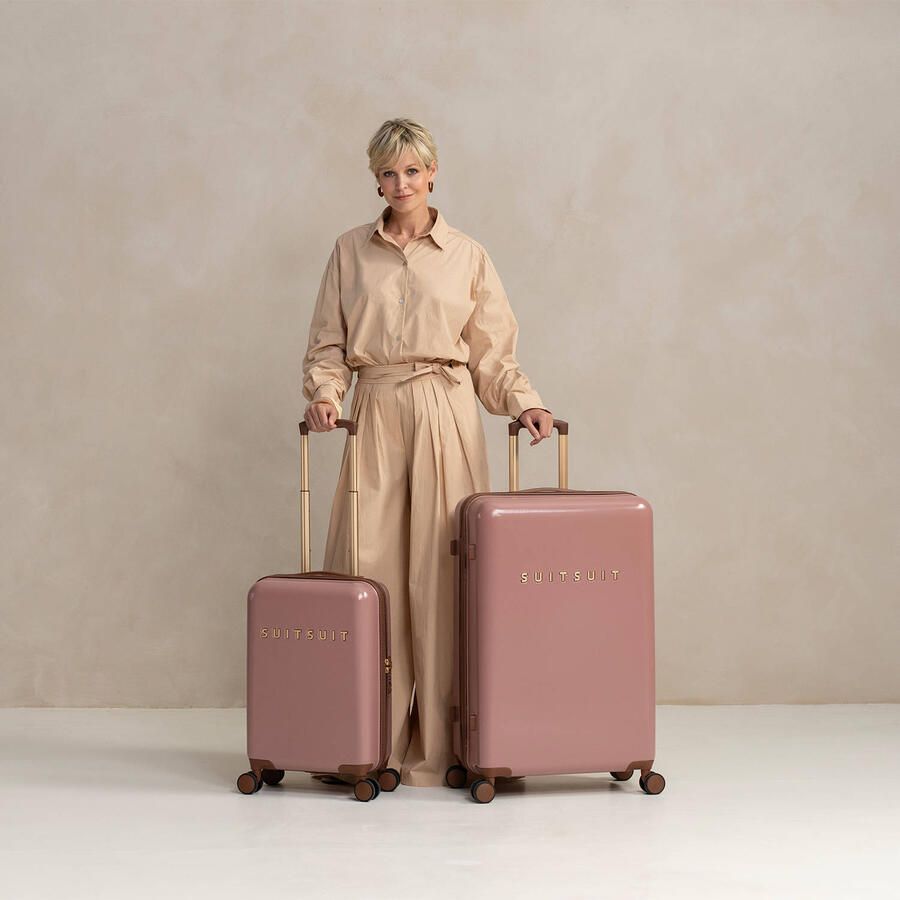 SUITSUIT trolley set Fab Seventies set van 2 Old Rose - Foto 2