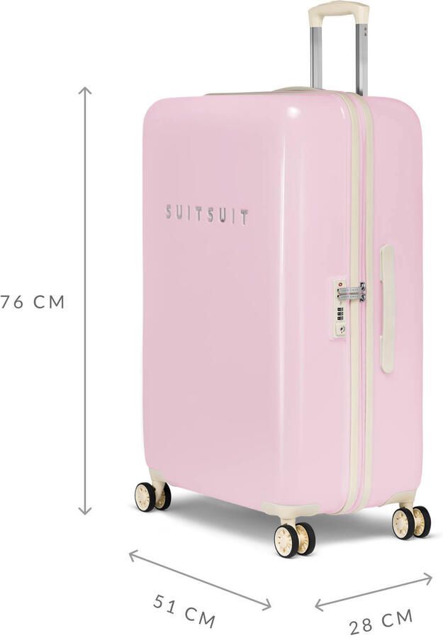 SUITSUIT trolley set Fabulous Fifties Pink Dust (set van 2) - Foto 3