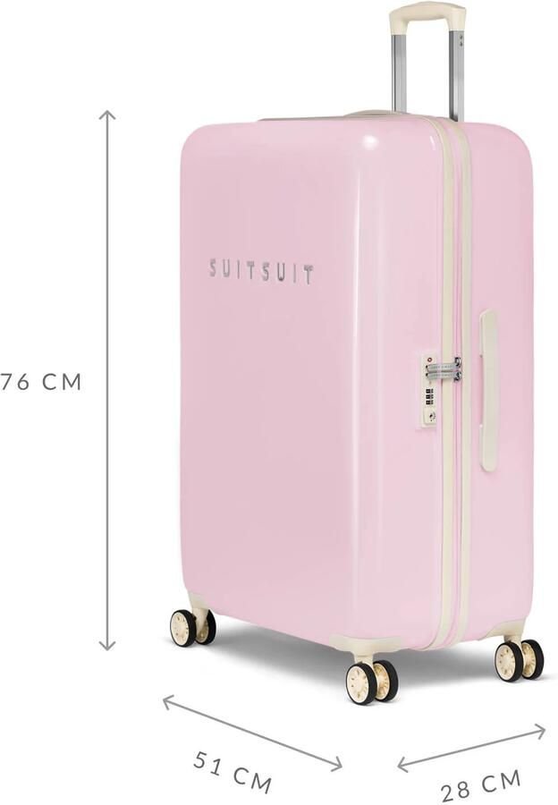 SUITSUIT trolley set Fabulous Fifties set van 2 Pink Dust - Foto 3