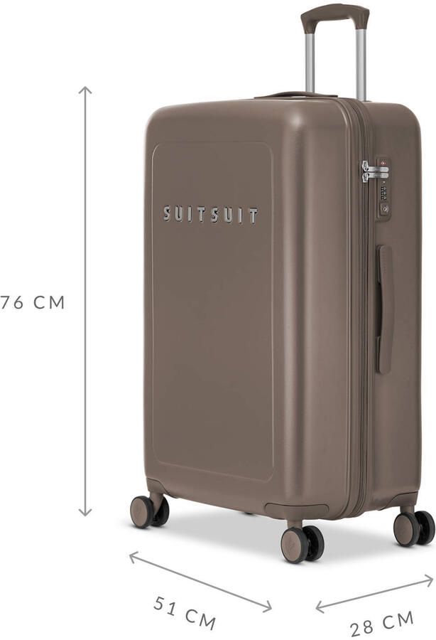 SUITSUIT trolley set Natura Plaza Taupe (set van 2) - Foto 3