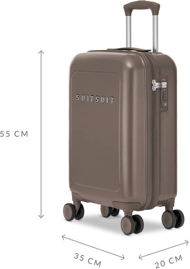 SUITSUIT trolley set Natura Plaza Taupe (set van 2) - Foto 2