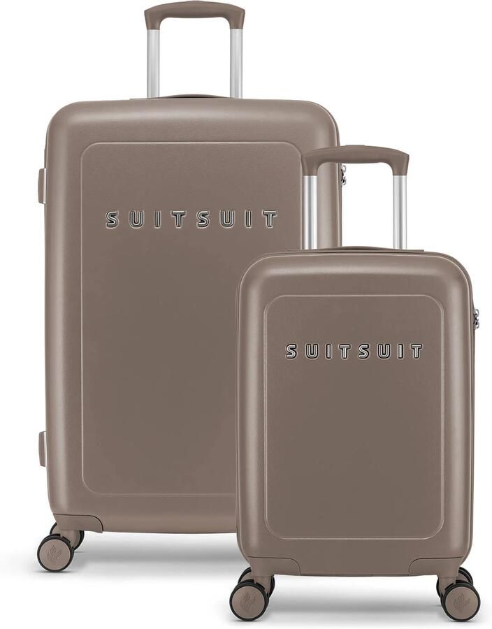 SUITSUIT trolley set Natura Plaza Taupe (set van 2)