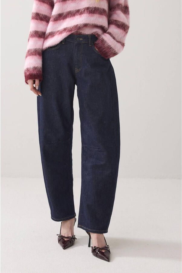 Summum barrel jeans dark blue denim