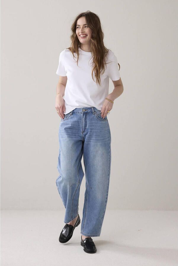 Summum barrel jeans medium blue denim - Foto 3