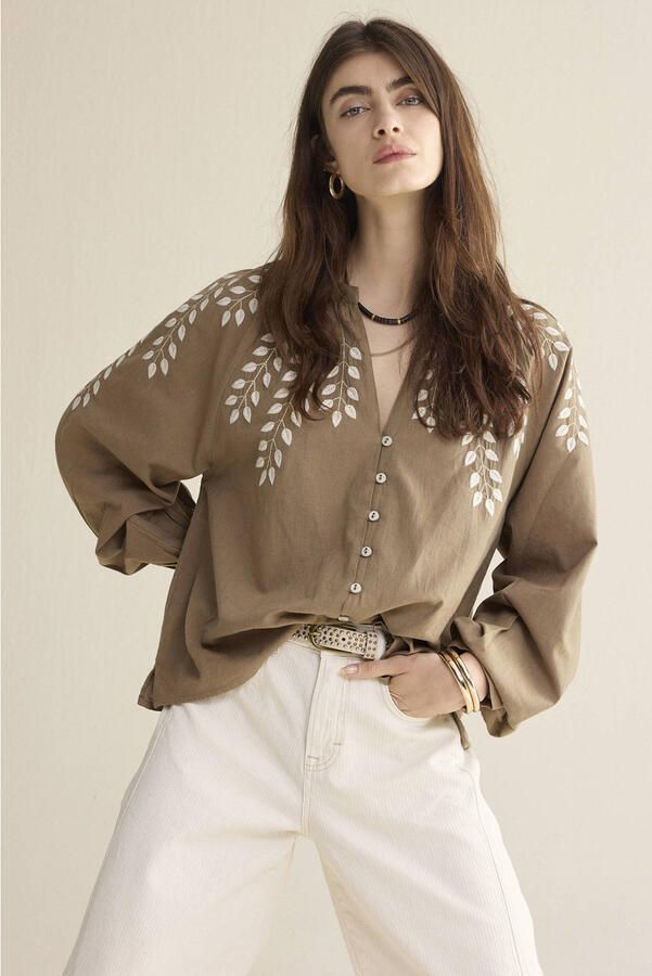 Summum blouse beige
