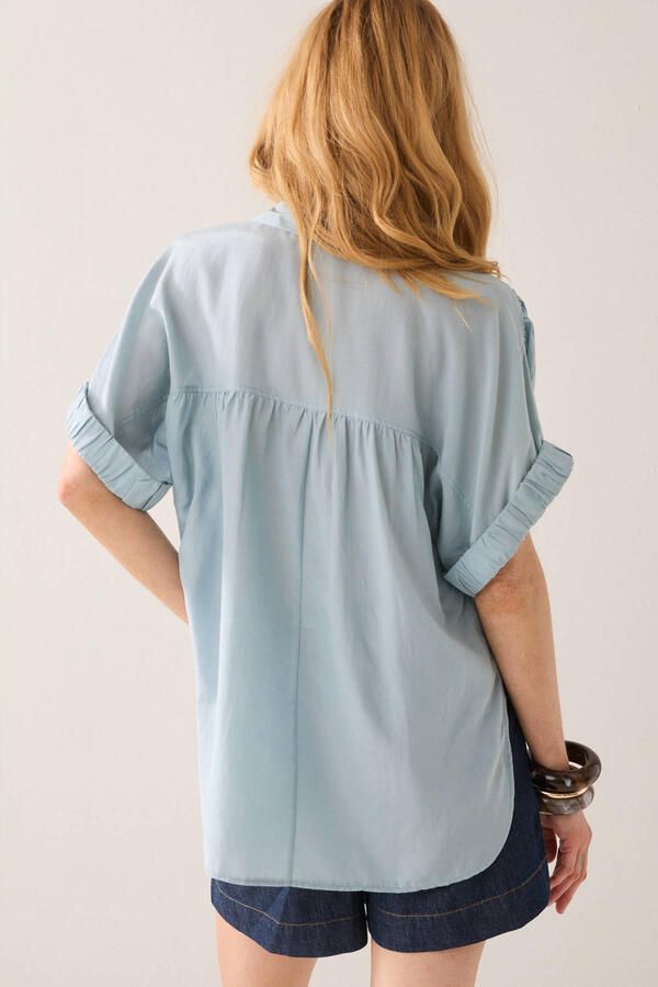 Summum blouse blauw - Foto 2