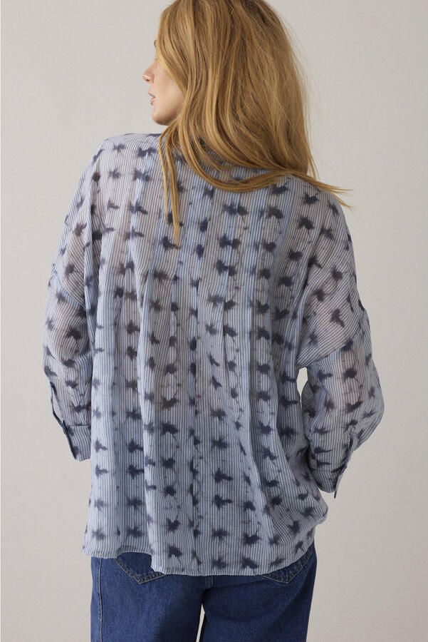Summum blouse blauw - Foto 2
