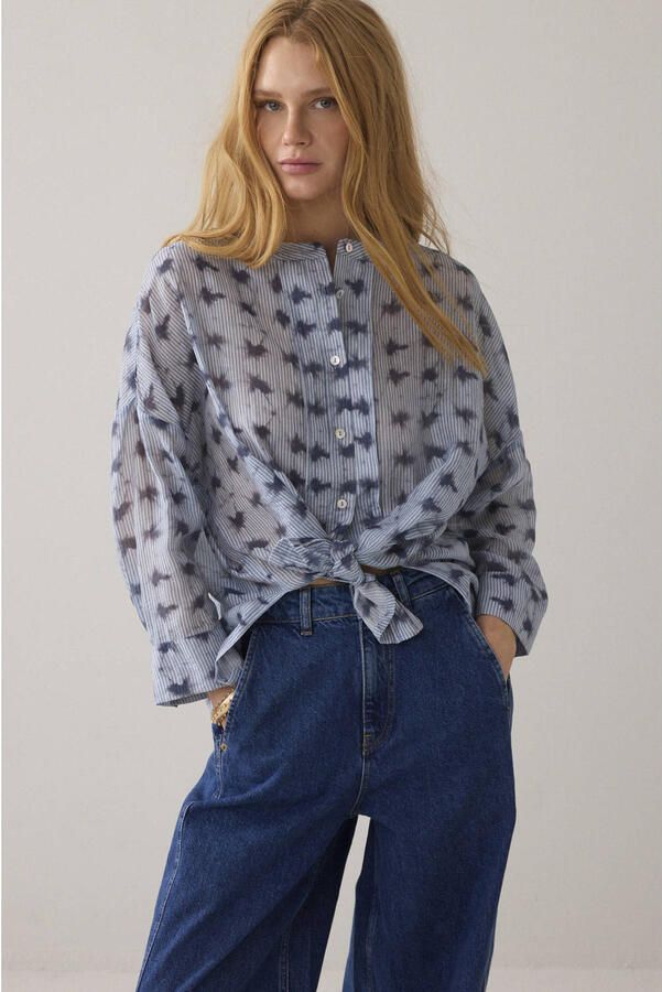 Summum blouse blauw