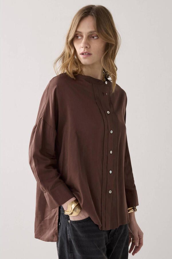 Summum blouse bruin - Foto 4