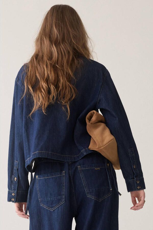Summum blouse donkerblauw - Foto 3
