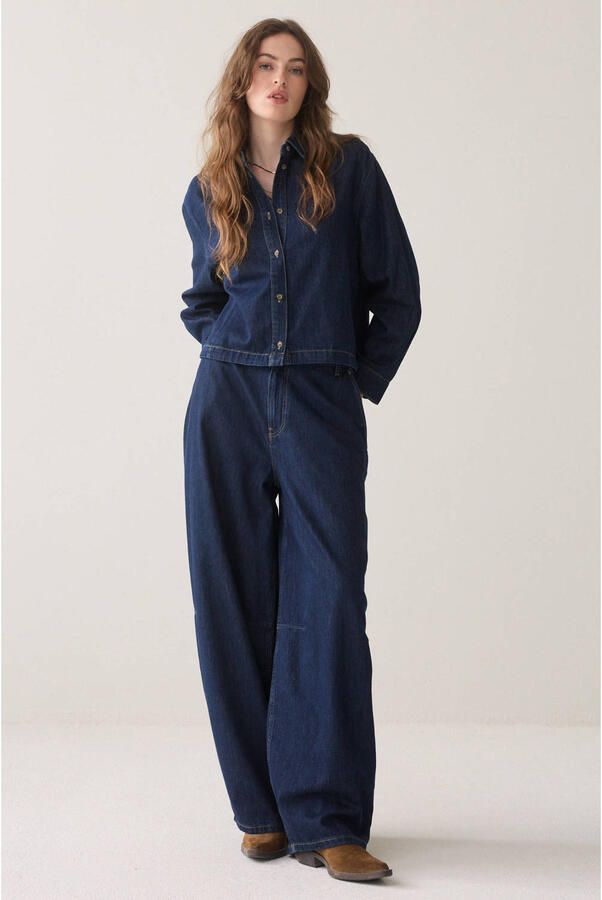 Summum blouse donkerblauw - Foto 2