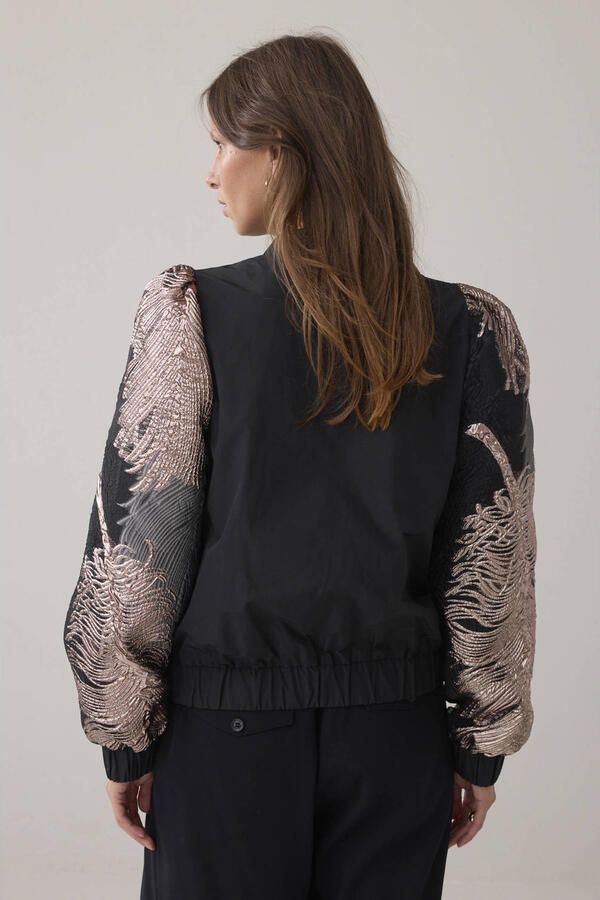 Summum bomberjack met lurex zwart - Foto 3