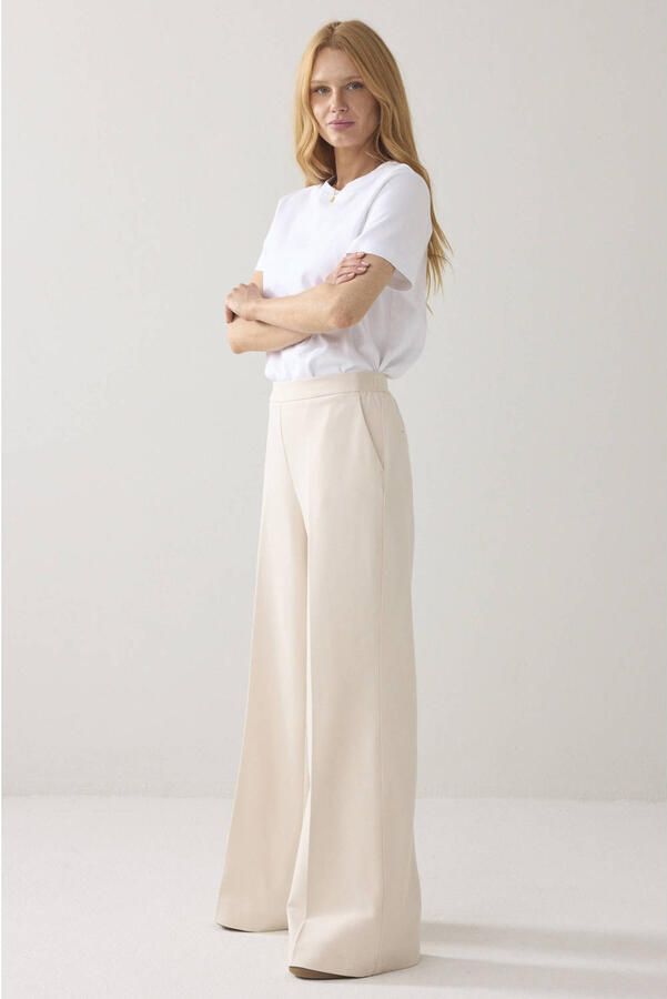 Summum Woman Boot Cut Broek in Wit White Dames - Foto 4