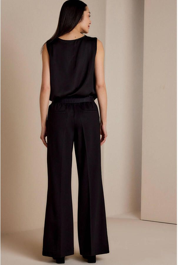 Summum Woman Stijlvolle Boot Cut Leren Broek Black Dames - Foto 2