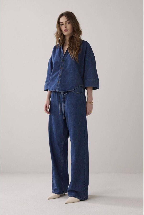 Summum denim blouse dark blue denim - Foto 2
