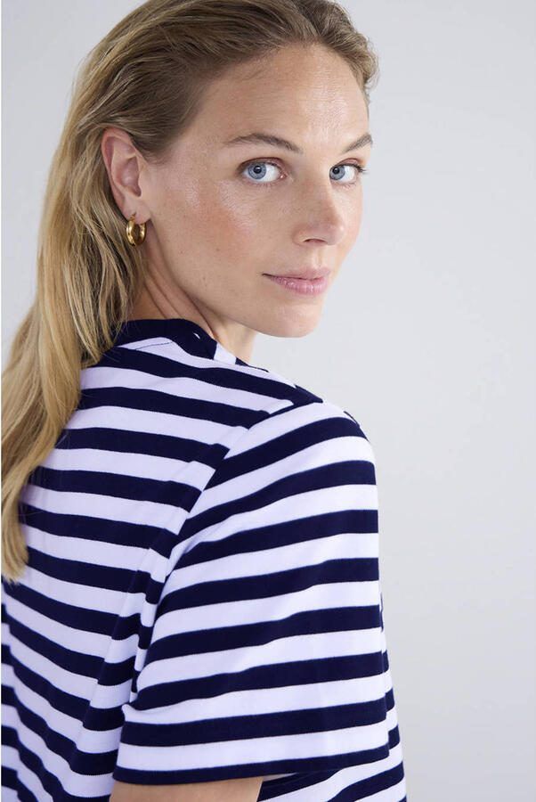 Summum Woman Gestreept katoenen T-shirt met korte mouwen Multicolor Dames - Foto 2