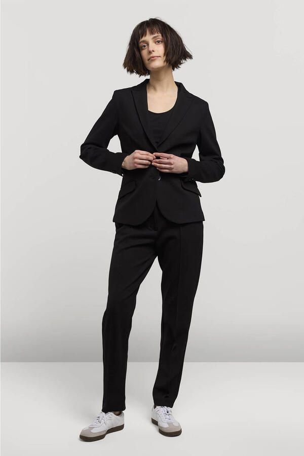 Summum Woman Zwarte Milano Blazer voor Vrouwen Black Dames