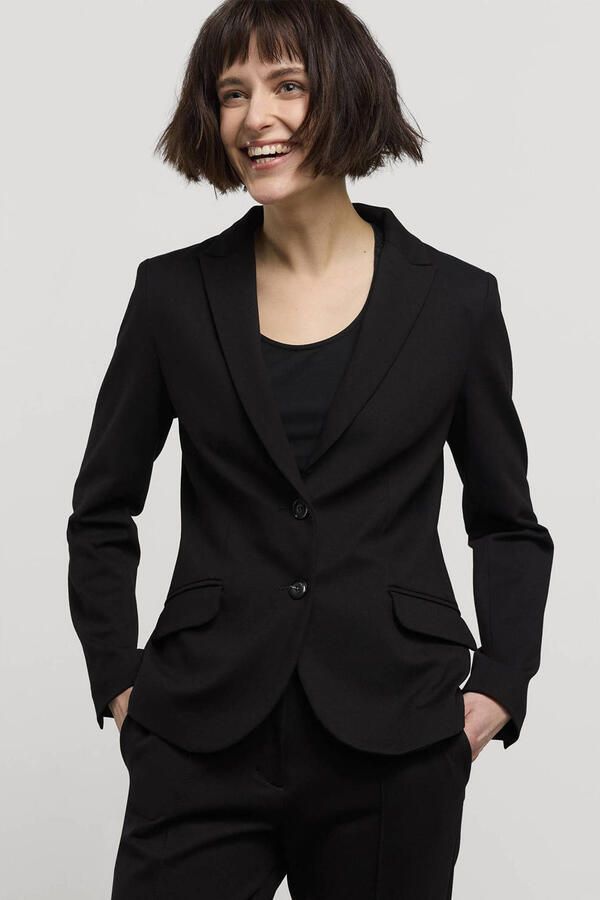 Summum Woman Zwarte Milano Blazer voor Vrouwen Black Dames - Foto 3