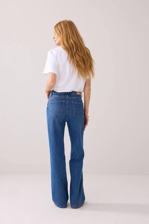 Summum high waist wide leg jeans medium blue denim - Foto 3