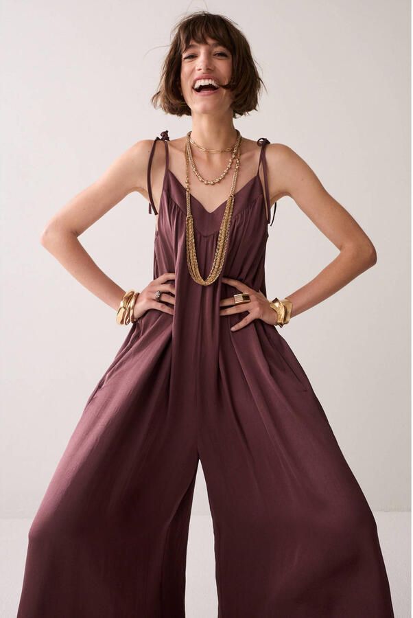 Summum jumpsuit paars