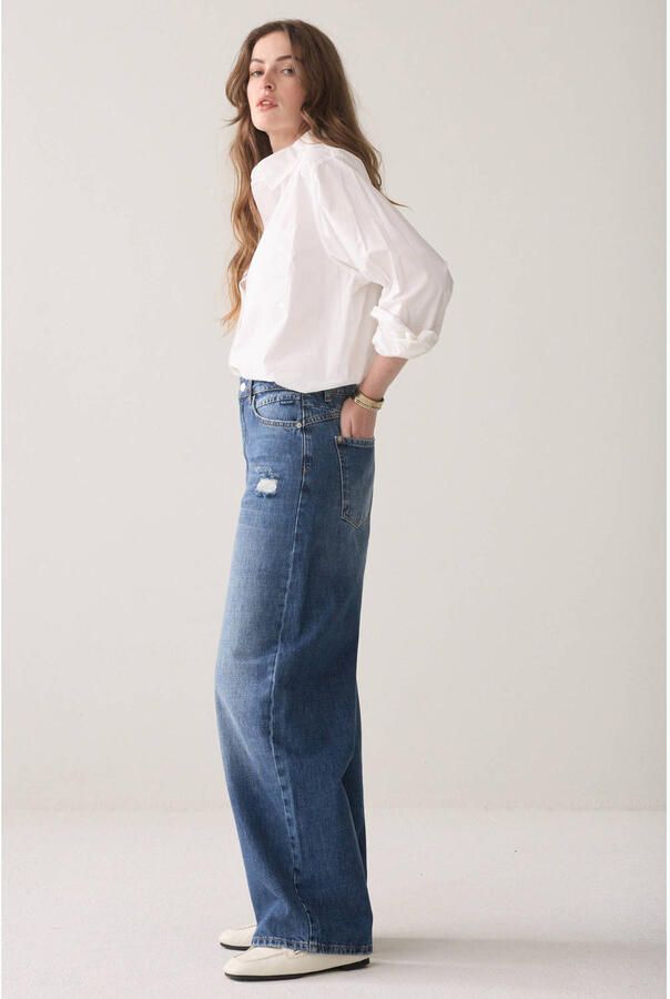 Summum loose fit jeans donkerblauw - Foto 2