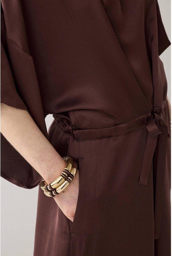 Summum midi jurk bruin - Foto 2