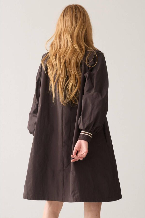 Summum midi jurk bruin - Foto 3