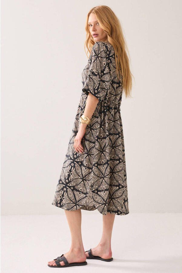 Summum midi jurk zwart - Foto 3