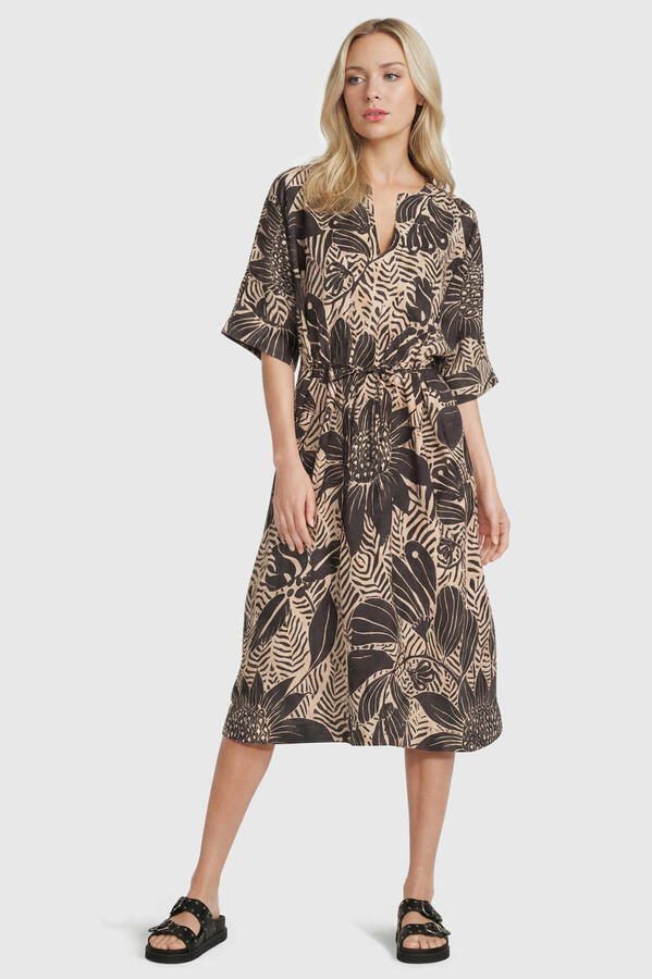 Summum midi jurk zwart