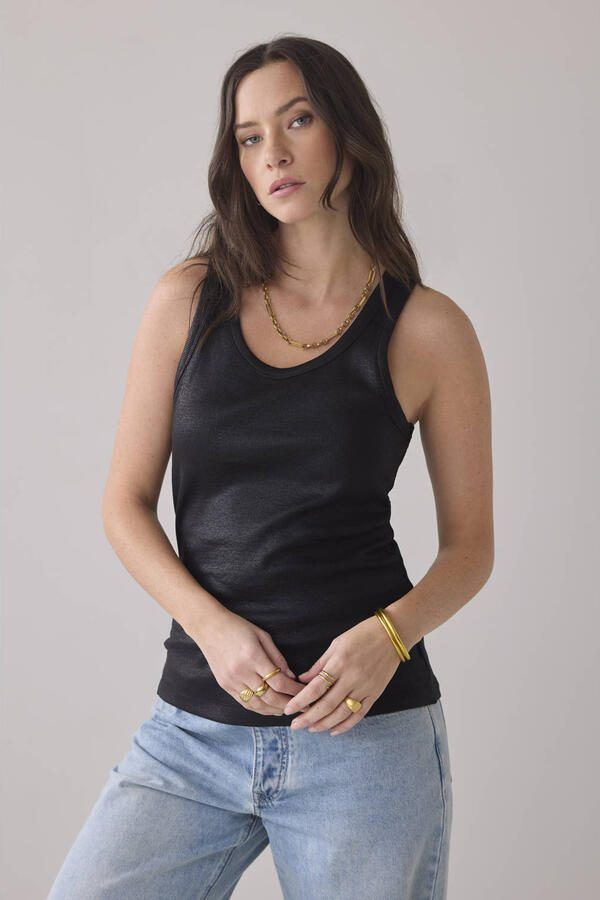 Summum mouwloze top zwart