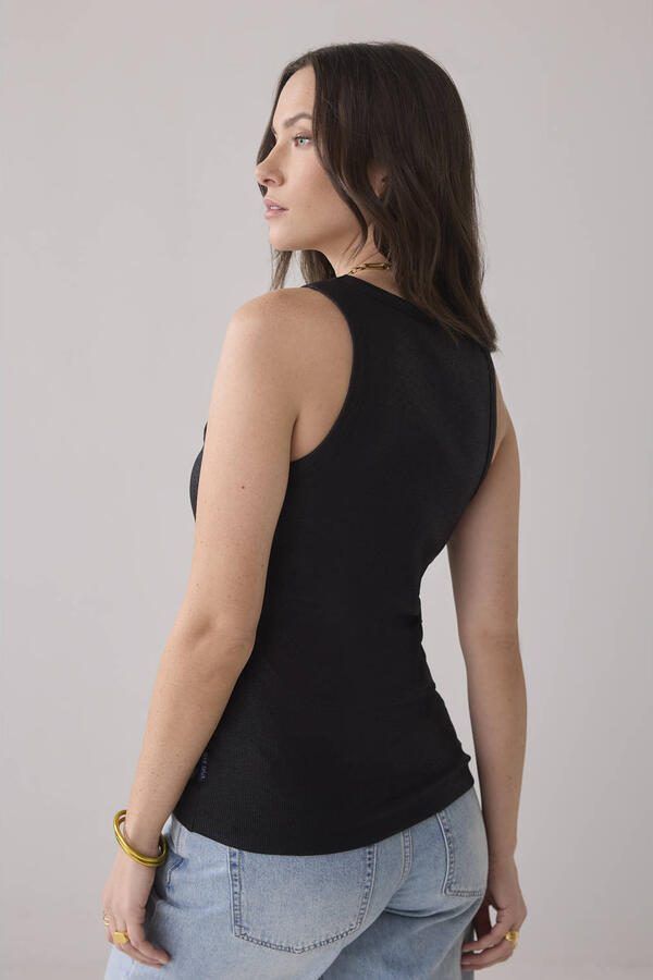 Summum mouwloze top zwart - Foto 2