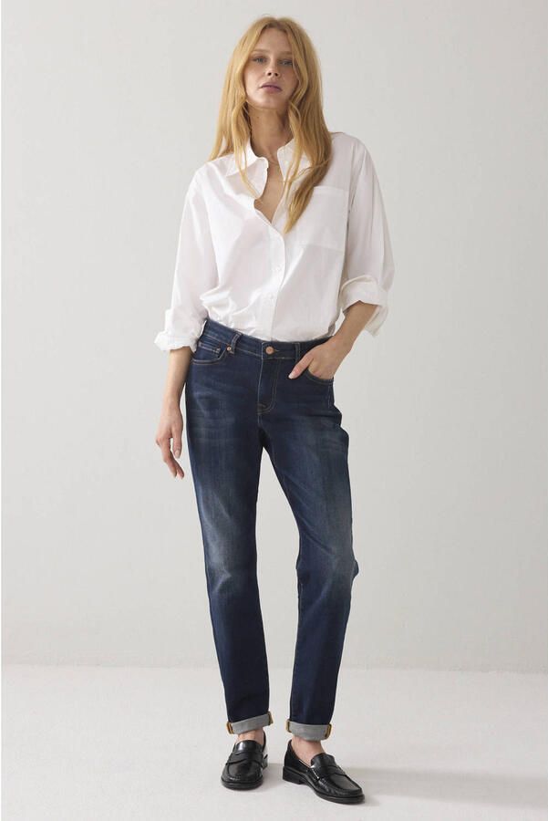 Summum tapered fit jeans Venus-5125 dark blue denim - Foto 2