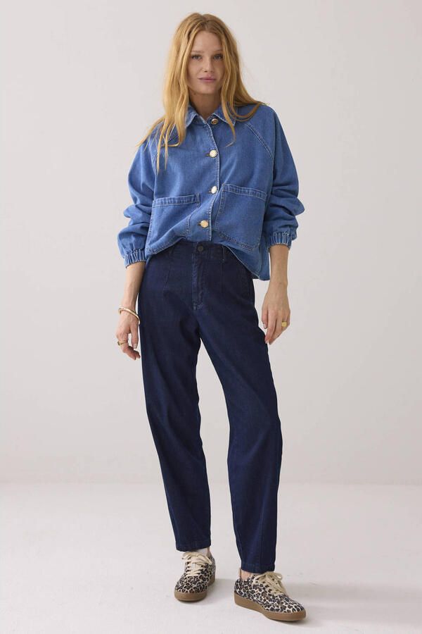 Summum tapered jeans donkerblauw