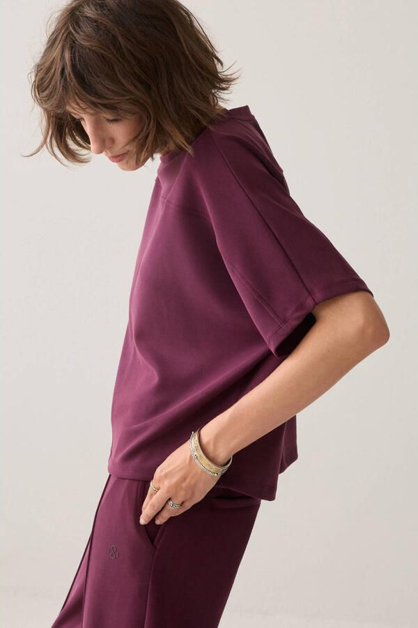 Summum top donkerrood - Foto 3