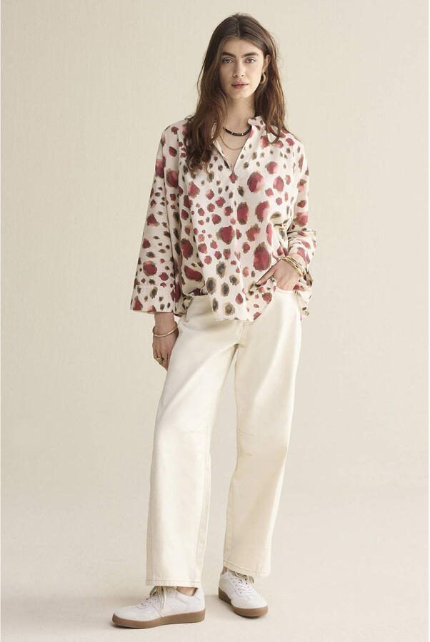 Summum top met dierenprint ecru - Foto 2