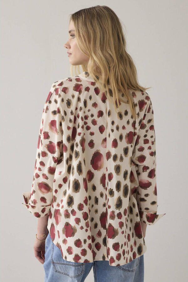 Summum top met dierenprint ecru - Foto 3