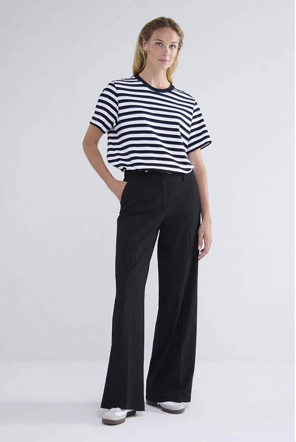 Summum Woman Zwarte Viscose Blend Stretch Broek Black Dames - Foto 2