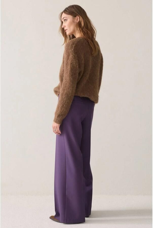 Summum wide leg pantalon paars - Foto 2