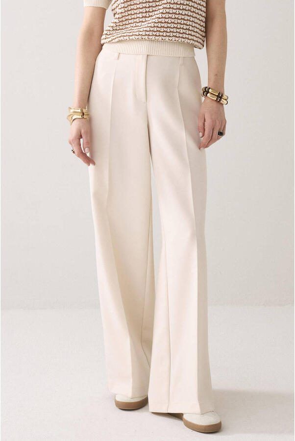 Summum wide leg regular waist pantalon