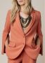Summum Woman Oranje Soft Foam Blazer Orange Dames - Thumbnail 1
