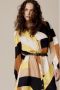 Summum Woman blousejurk met grafische print en ceintuur multi - Thumbnail 1