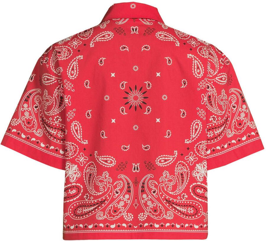 Suncoo blouse met paisley print rood - Foto 2