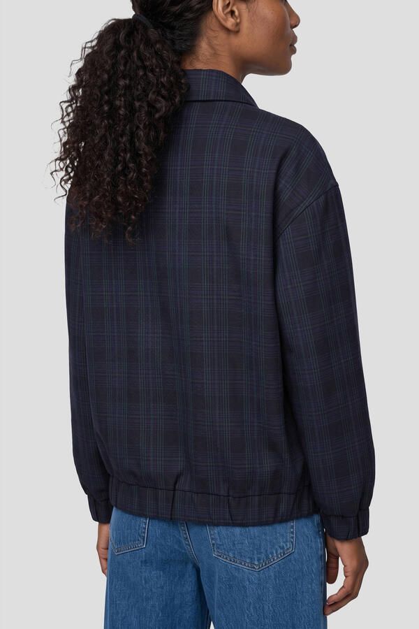 Suncoo geruit bomberjack donkerblauw - Foto 2
