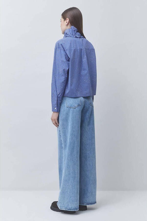 Suncoo geruite blouse blauw - Foto 2