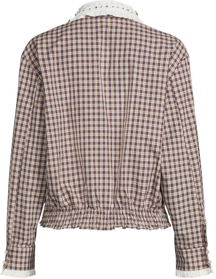 Suncoo geruite blouse bruin - Foto 2