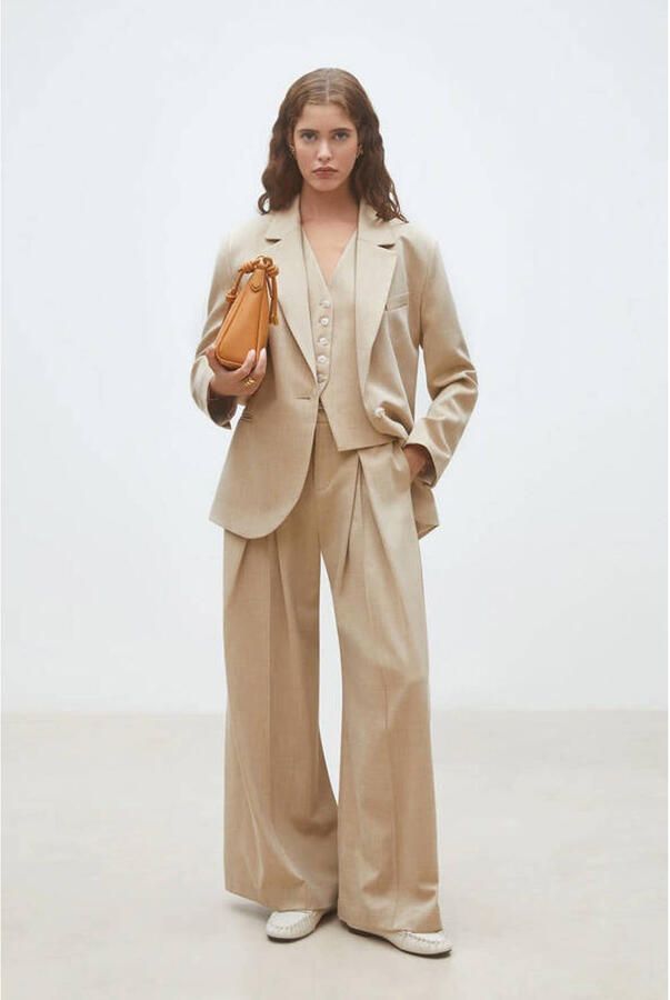 Suncoo regular blazer crème