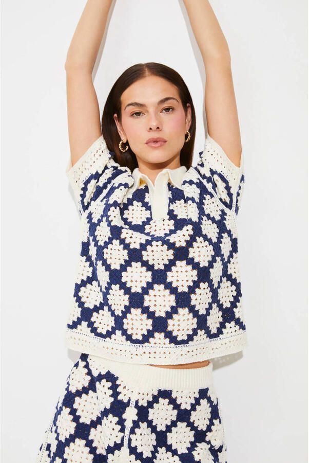 SUNCOO Dames Truien & Vesten Perisol Wit - Foto 2